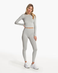Long Sleeve Textured Chilled Out Top