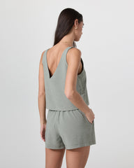 Villa Textured Crop Tank