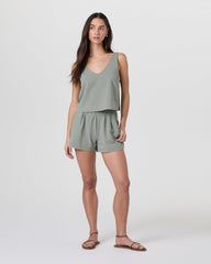 Villa Textured Crop Tank