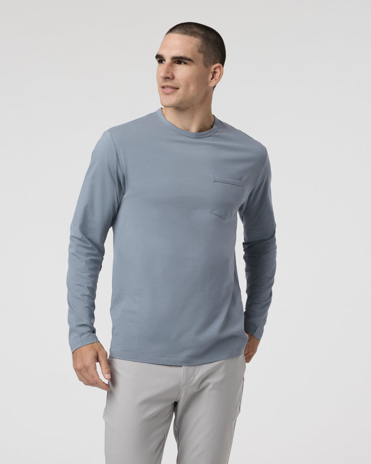Long Sleeve Men's Feather Tee