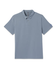Short Sleeve Feather Polo