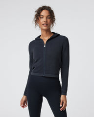 Waffle Seamless Zip Hoodie